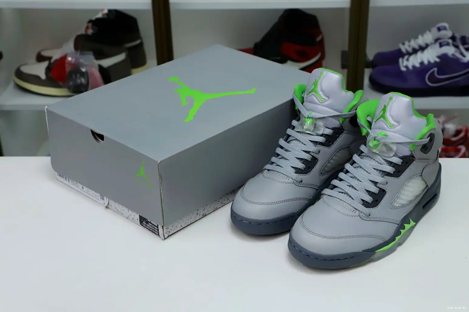 'GREEN BEAN' JORDAN AIR 2022 Kimikick RETRO 5 0625
